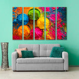 Bright Colors for Holi Festival Canvas Print SKU 10726