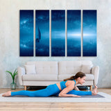 Sailing Yacht under the Starry Sky Canvas Print SKU 10772