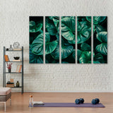 Green Foliage in Rainforest Canvas Print SKU 10739