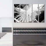 Skyscrapers Black White Canvas Print SKU 10600