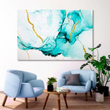 Abstraction Blue Flash Canvas Print SKU 10201