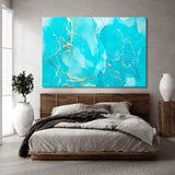 Abstract Вlue Мarble Canvas Print SKU 10210