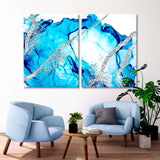 Abstract Сlouds and Silver Canvas Print SKU 10207