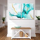 Abstraction Blue Flash Canvas Print SKU 10201