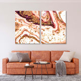 Abstract Golden Swirl Canvas Print SKU 10208