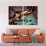 Whirlwinds of Marble and Agate Canvas Print SKU 10203