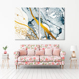 Abstract Smoke and Gold Canvas Print SKU 10202