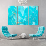 Abstract Вlue Мarble Canvas Print SKU 10210