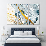 Abstract Smoke and Gold Canvas Print SKU 10202