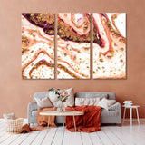 Abstract Golden Swirl Canvas Print SKU 10208