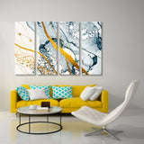 Abstract Smoke and Gold Canvas Print SKU 10202