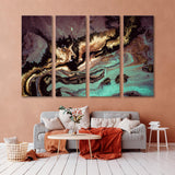 Whirlwinds of Marble and Agate Canvas Print SKU 10203