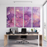 Abstract Colorful Marble Canvas Print SKU 10209