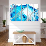 Abstract Сlouds and Silver Canvas Print SKU 10207